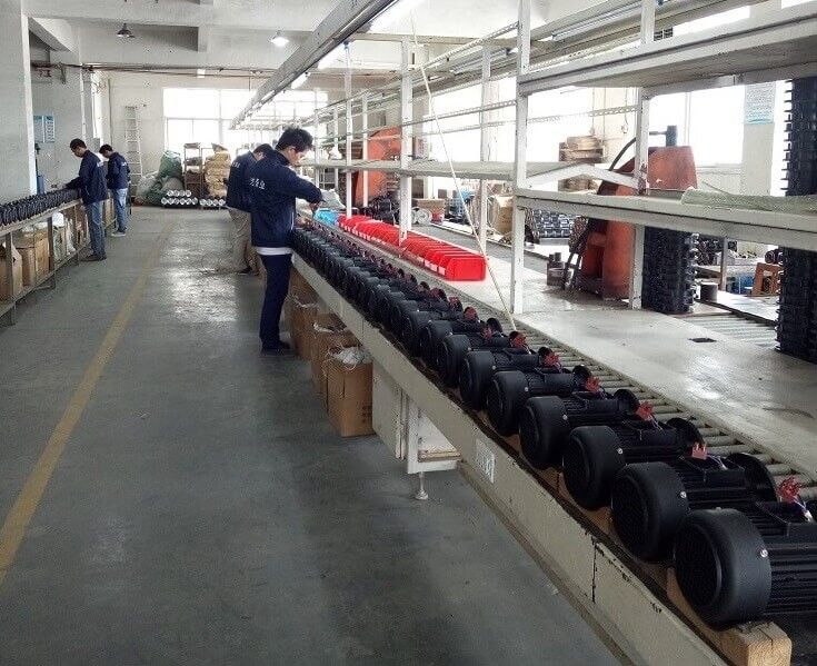Fuan Zhongzhi Pump Co., Ltd. üretici üretim hattı