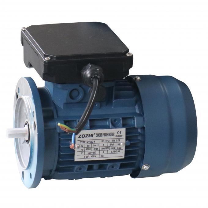 Ticari 0.09kw 1500rpm Kondansat&ouml;rl&uuml; Asenkron İnd&uuml;ksiyon Motor B5 Su Ge&ccedil;irmez 220V AC Gerilim 60Hz Tek Fazlı Kahve 5