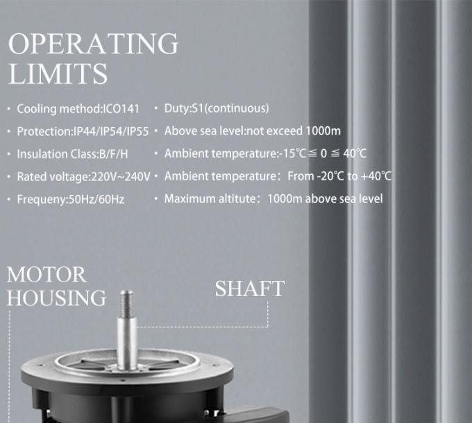 Yüzme Havuzu Pompası 2800rpm Tek Fazlı Asenkron Motor, Su Geçirmez Alüminyum Gövde ve 220V 50Hz Frekans 2