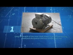 ZOZHI HS100L3-4 5.5HP/4KW İçi boş mil motor siyah renk