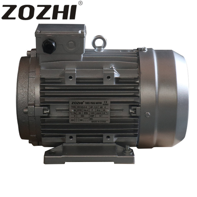 Three-Phase 5.5KW 7.5HP Electric AC Motor 380V 50HZ 1500 RPM Explosion-Proof Enclosed Aluminium Housing 110V Pump Motor 5KW