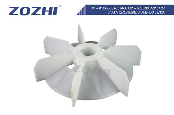 Y2-90-4/8 Beyaz Plastik PP Soğutma Fan Kanadı 24×151mm Elektrikli AC Motor için 5 Kanatlı
