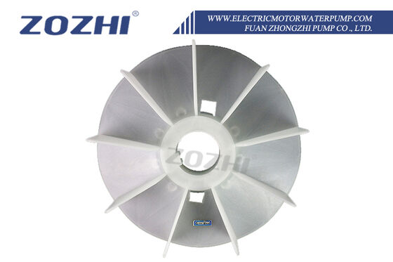Y2-280-4/6/8 68×395mm 9 Kanatlı Polipropilen Soğutma Fanı, 280 Çerçeve AC Motor İçin
